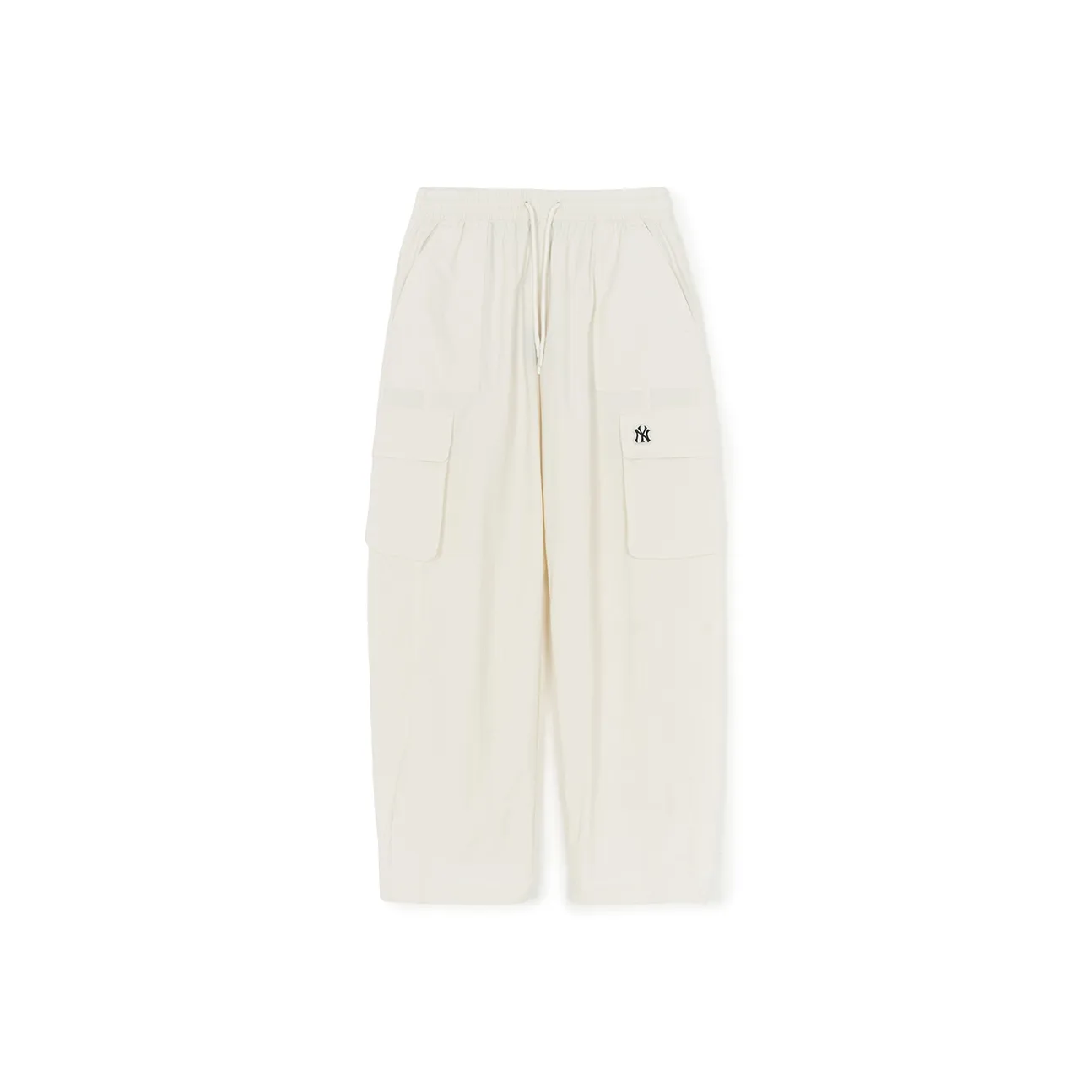 Mlb Base Logo New York Yankees Basic Collection SS25 Карго Брюки Унисекс Linen Cream