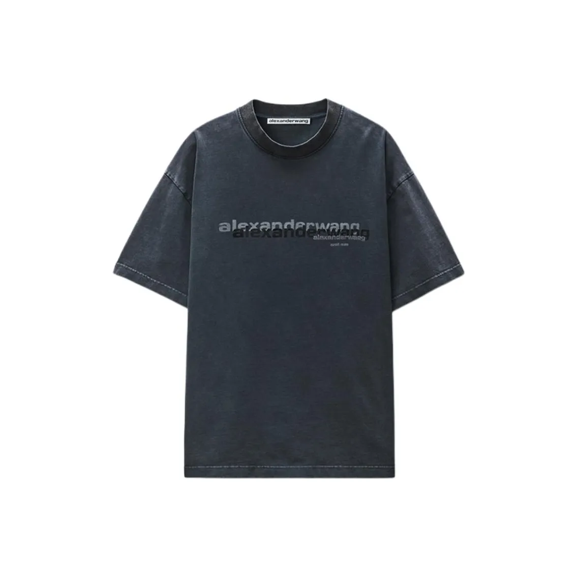 alexander wang Черная Унисекс Рубашка T