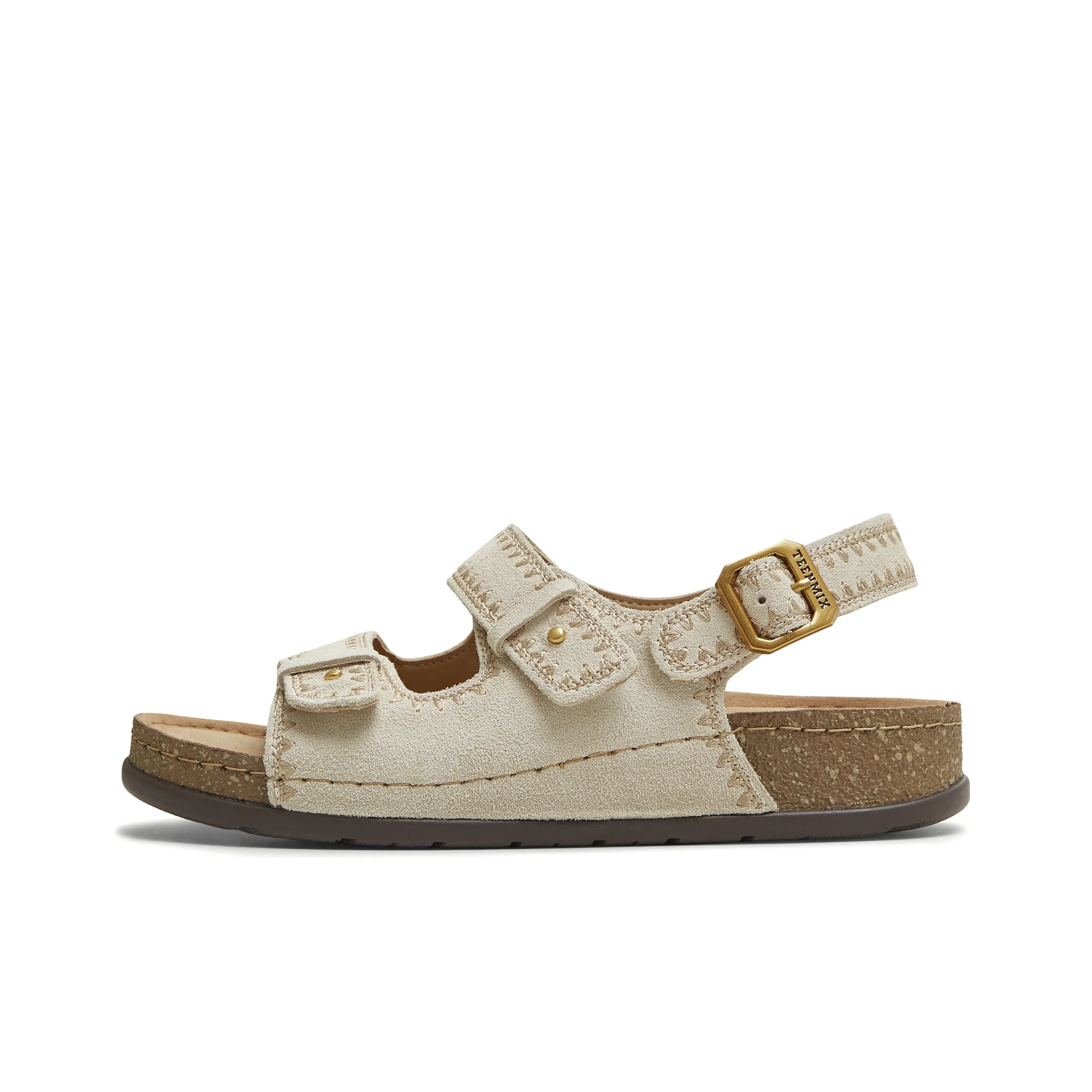 Teenmix Лето Bohemian Beach Sandals Женские Beige