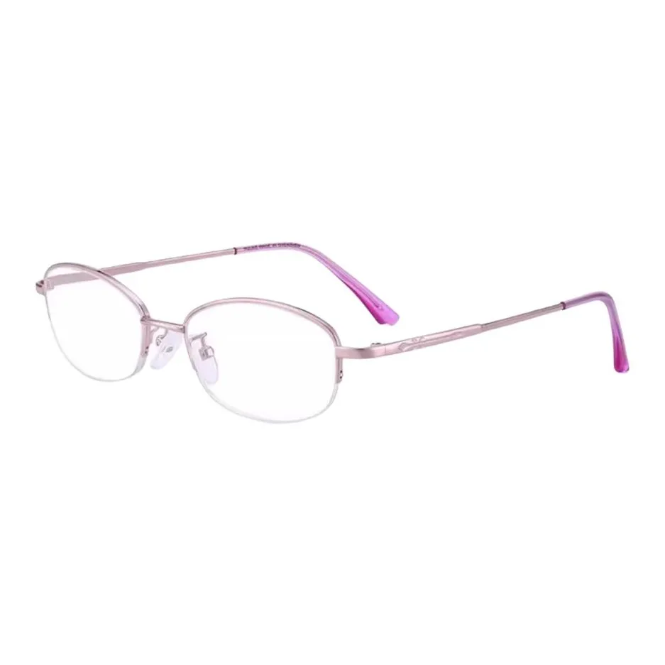 PULAIS Сплав Овал Оправы для очков Женские Фиолетовый
