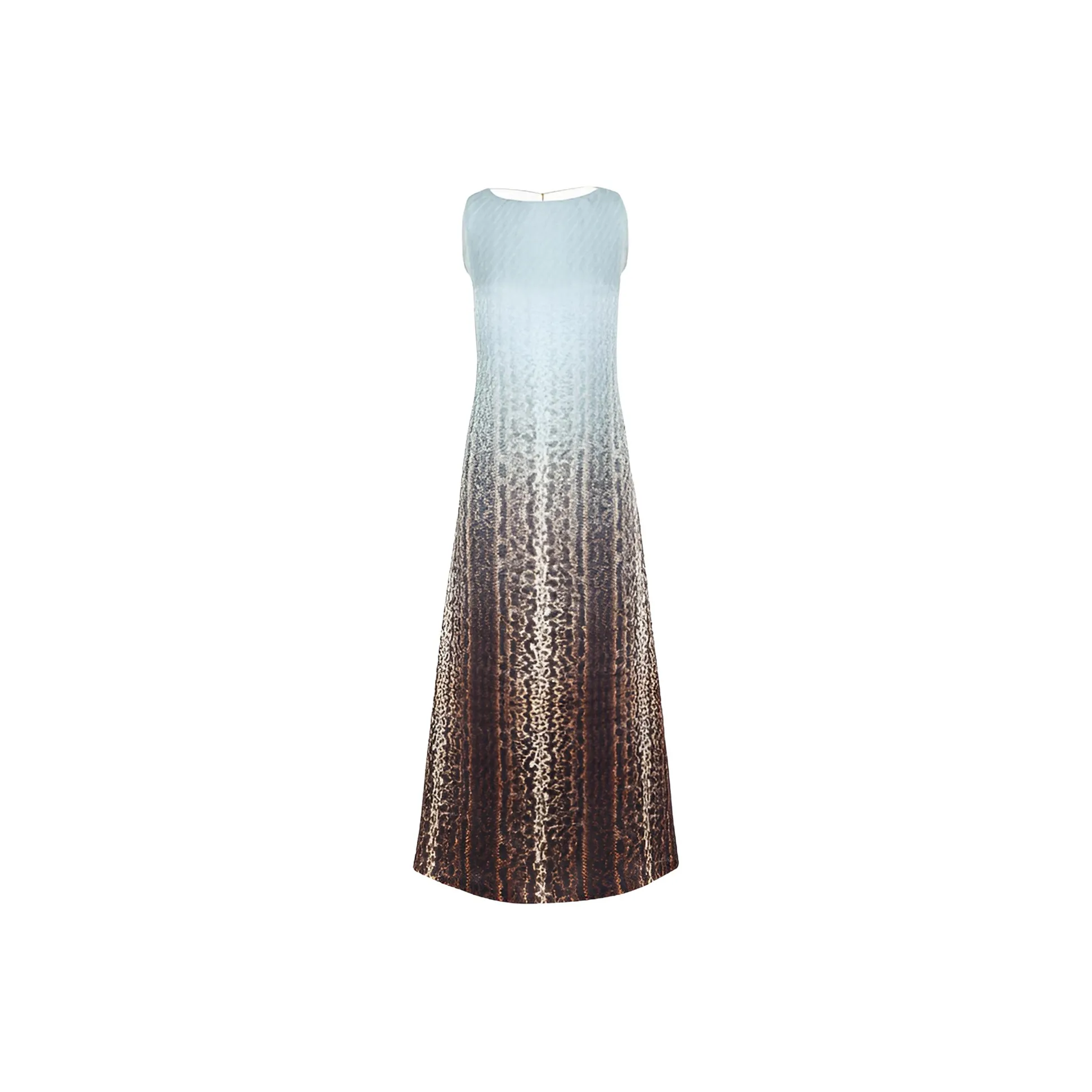 FENDI FF jacquard Snake Maxi Dress