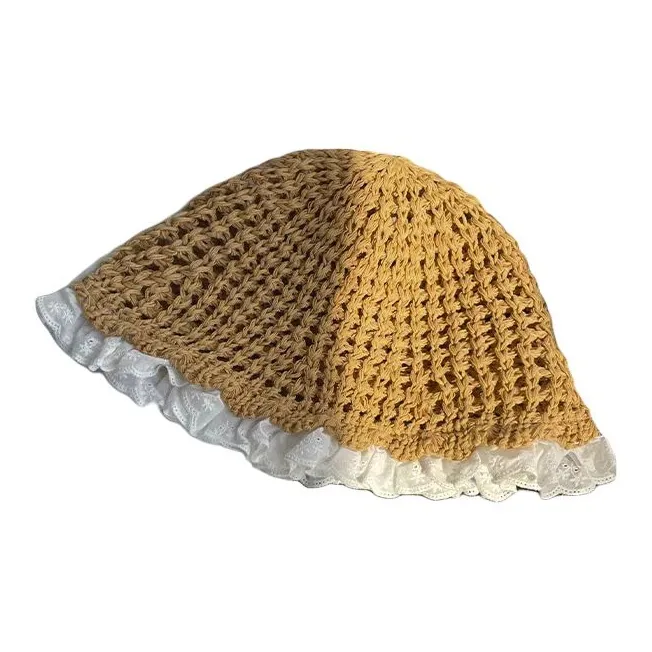 Ai Jiawei Соломенная плетеная панама унисекс