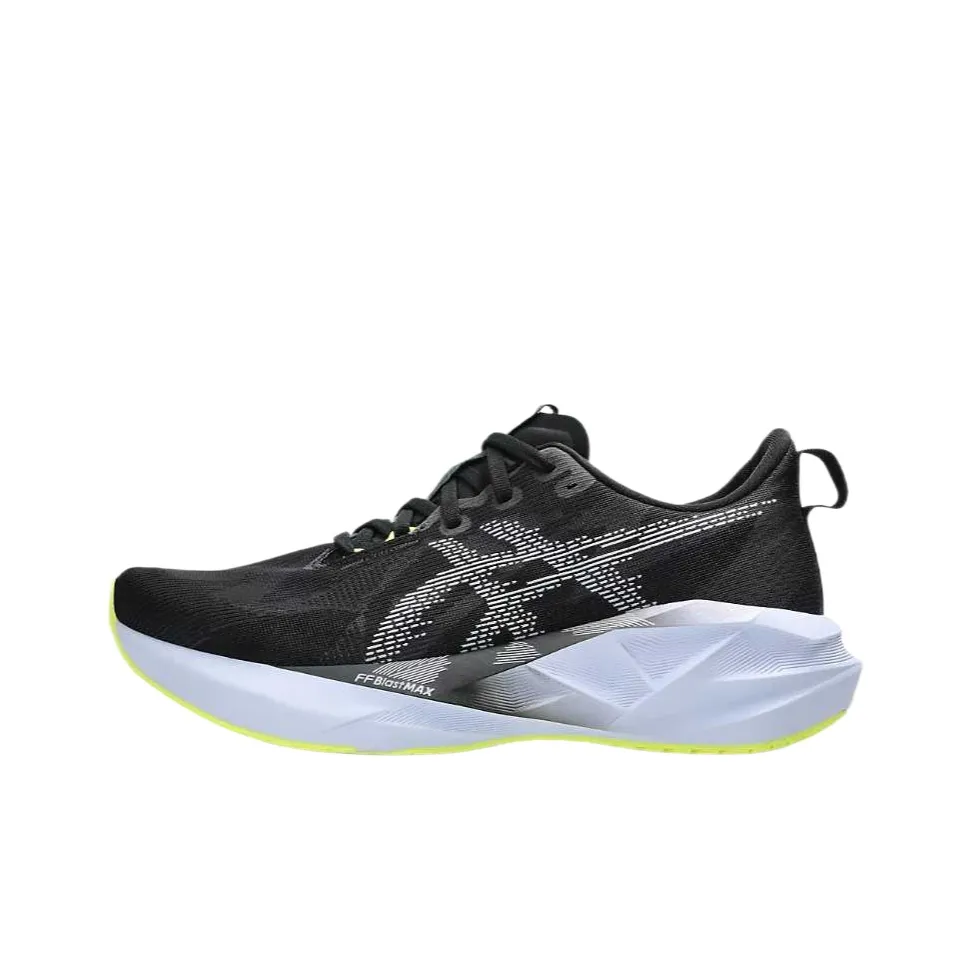 Asics NOVABLAST 5 Low Топ Беговые кроссовки Мужской Черный Синий