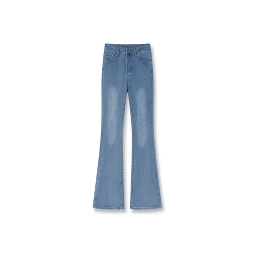 SEVEN FOR ALL MANKIND Женские джинсы синие