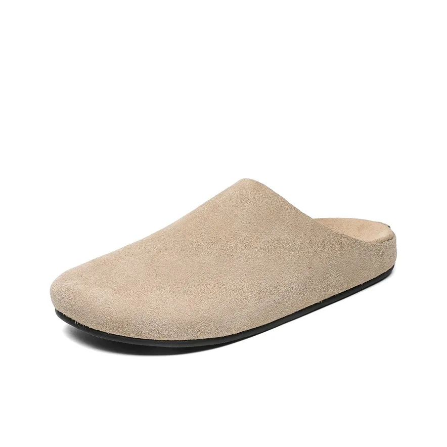 MPZY Антибактериальные тапочки для дома устойчивые к запахам унисекс песочного цвета