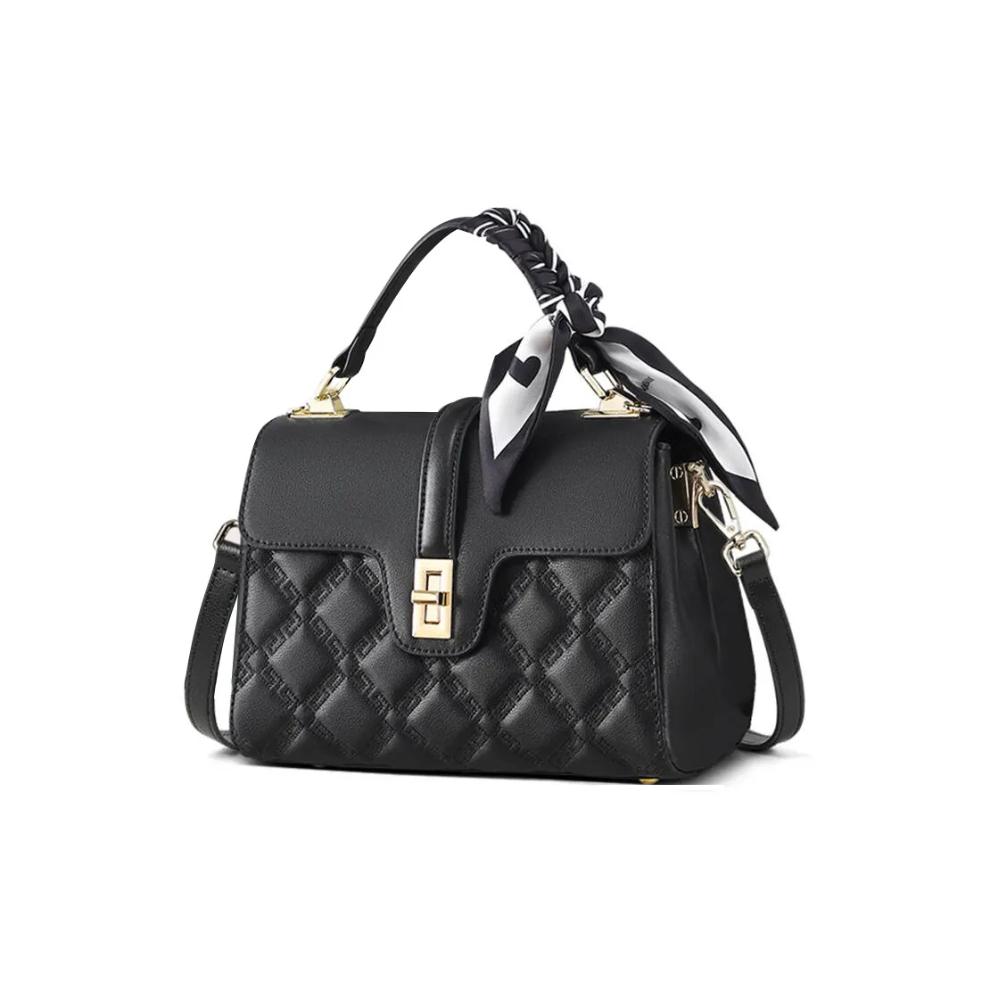 VINEY Сумка из коровьей кожи сумка через плечо сумка через плечо средний размер женская черная