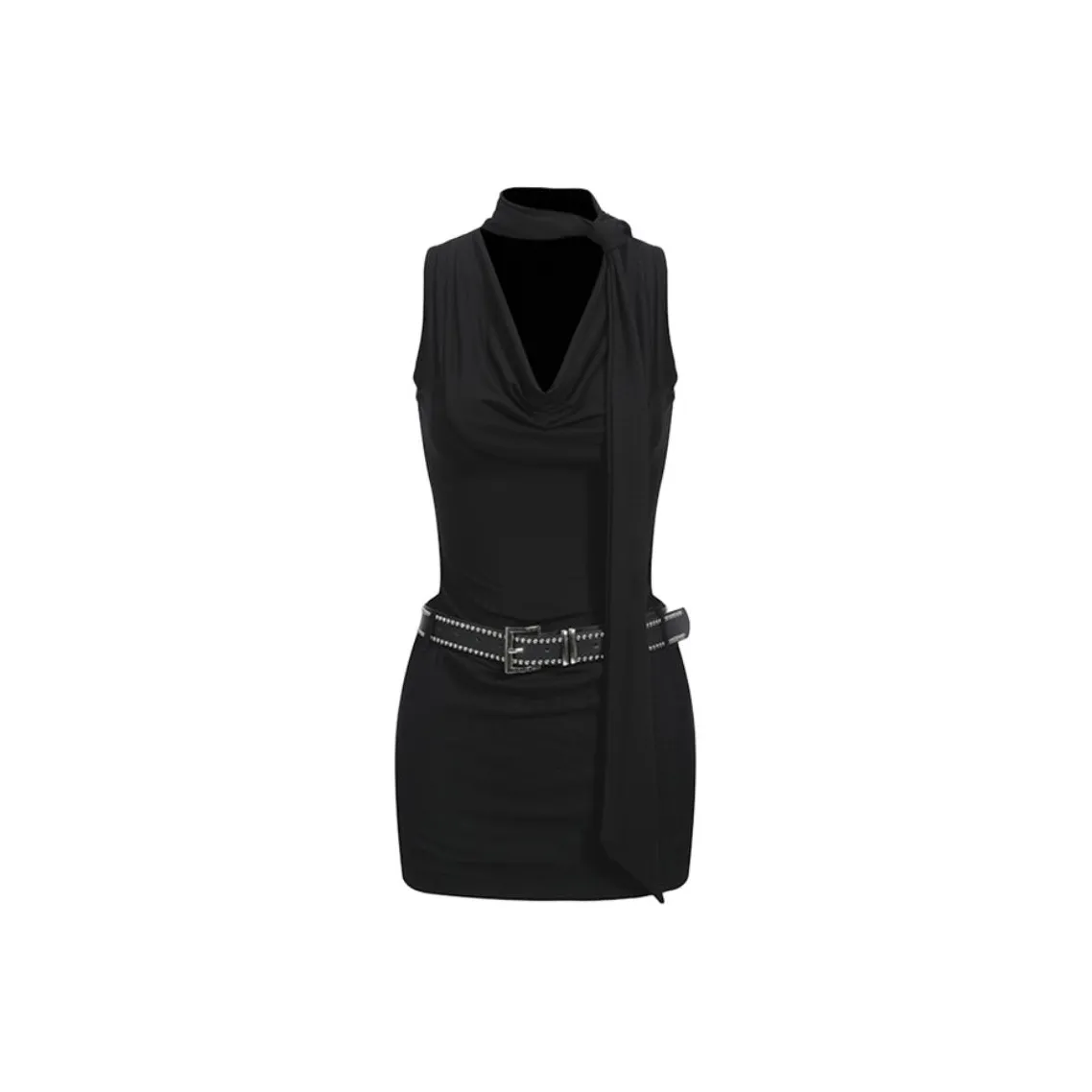 BIFH Черные Женские Платья без рукавов