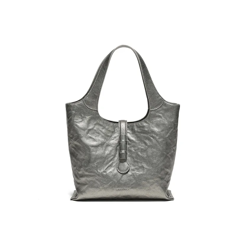 Simedin Коровья кожа Сумка через плечо Женская Античное серебро Экрю Глубокий черный