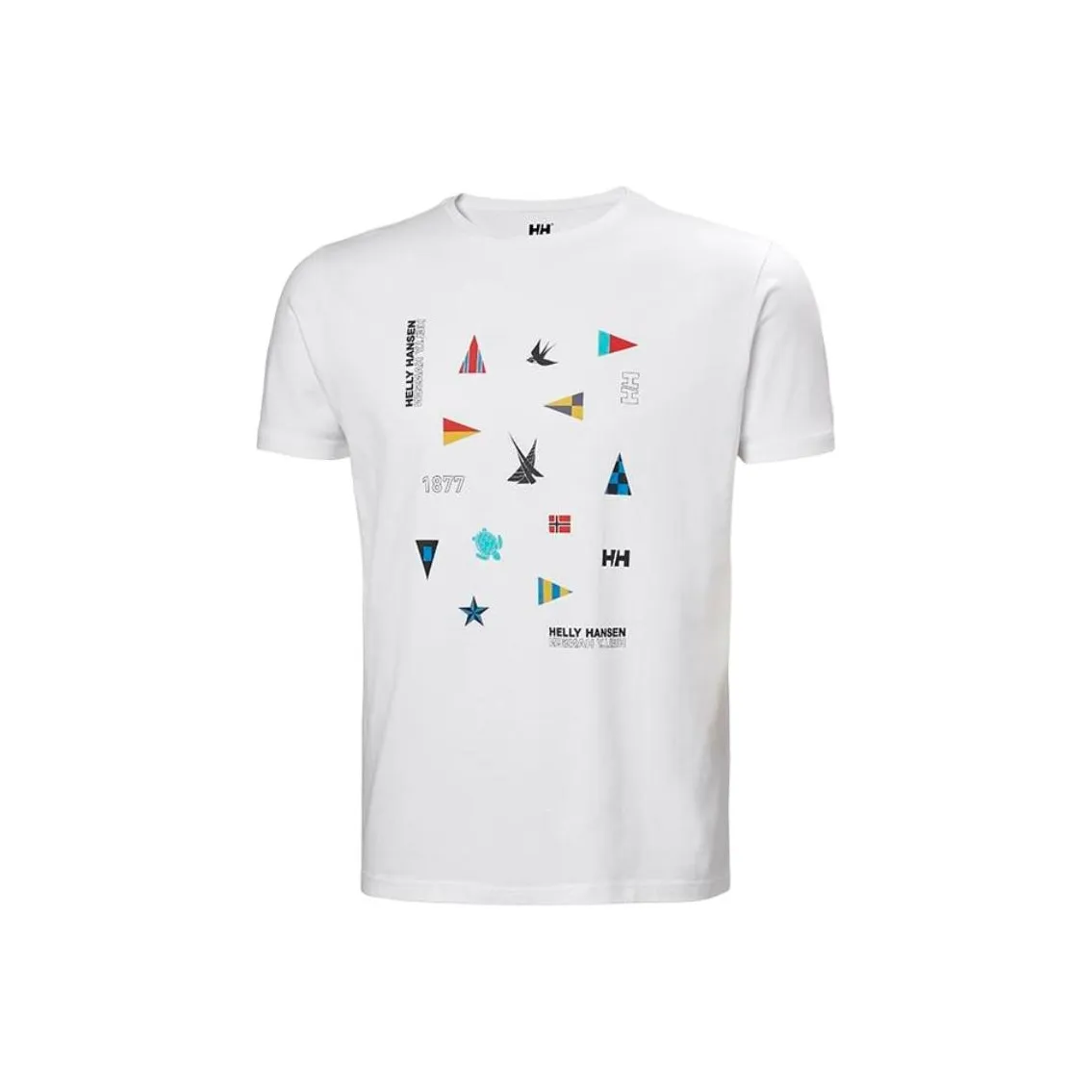 HELLY HANSEN Cloud Floss White/001 White Мужская T-рубашка