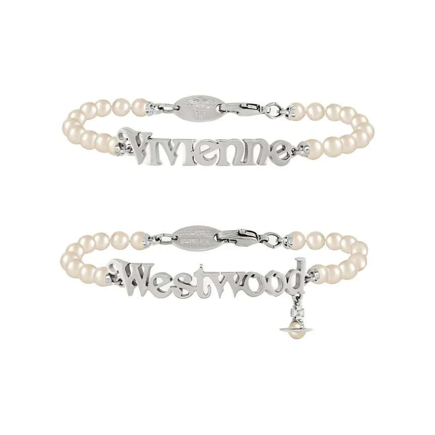 Vivienne Westwood Brass Bracelets Мужской Серебряный