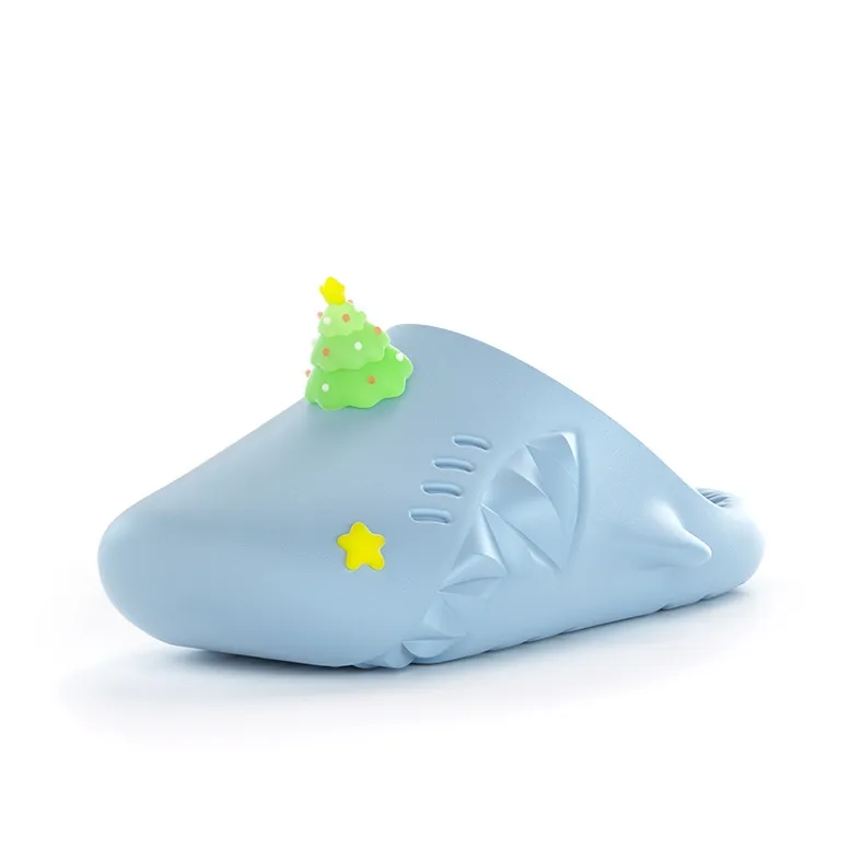 HelloSlippers Sharkicks Mule Рождество Деревья Домашние тапочки Унисекс