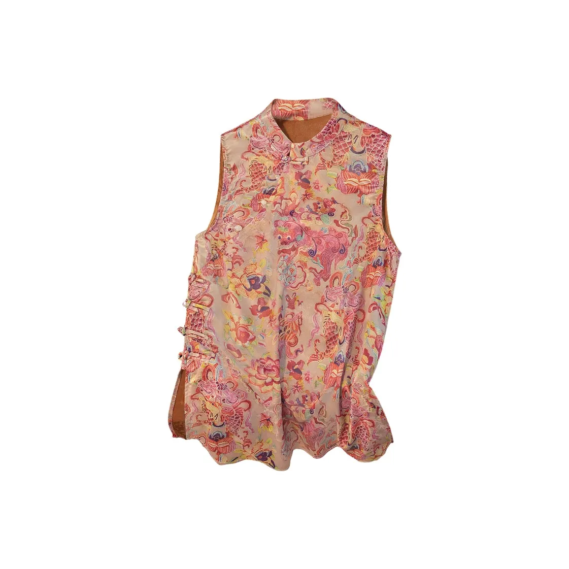 SIBAISHE Розовый Многоцветный Женский Жилеты