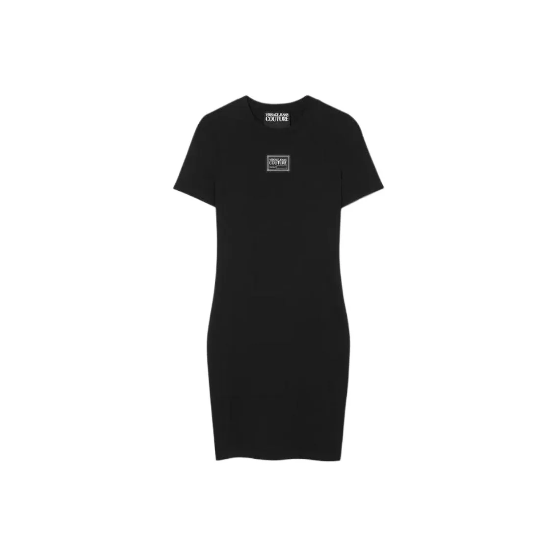 VERSACE SS23 Короткий рукав Платье Женское Черное