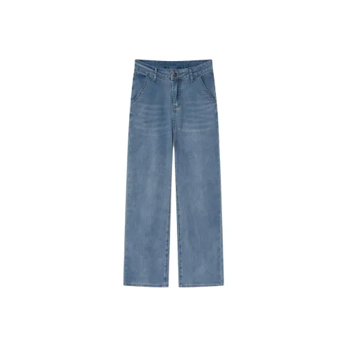 SEVEN FOR ALL MANKIND Женские джинсы синие