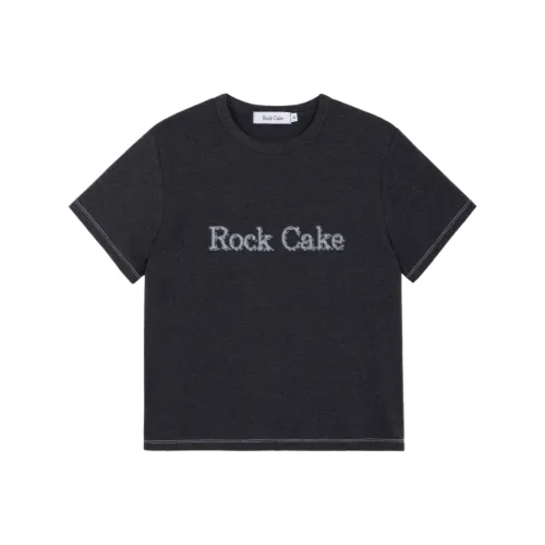 ROCK CAKE Угольно-черные Женские Футболки