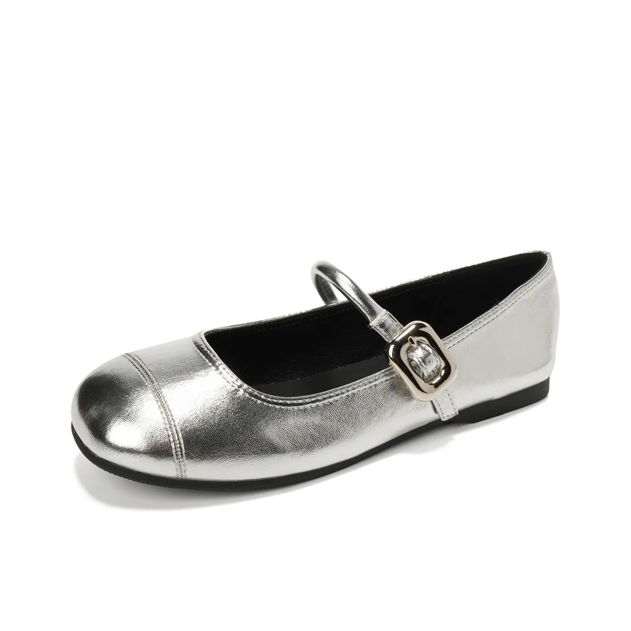 QITUMAUL Плоская подошва Туфли Мэри Джейн Женские