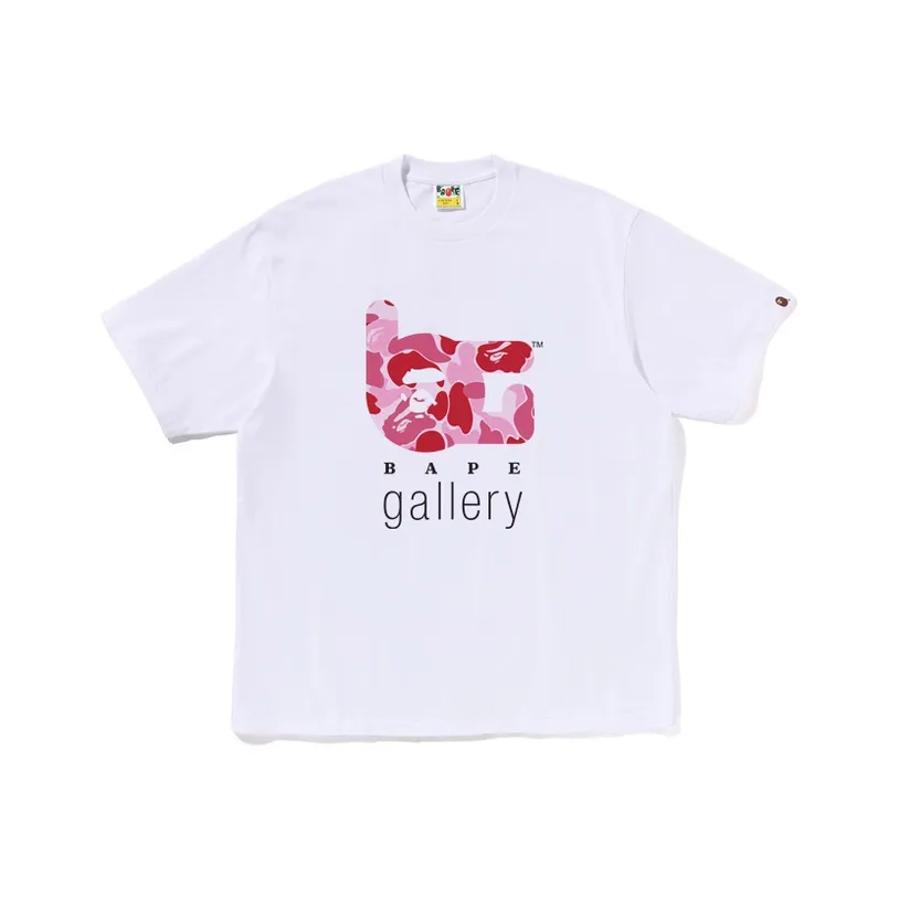 A BATHING APE Gallery Series Белый/WHX Мужская T-Рубашка