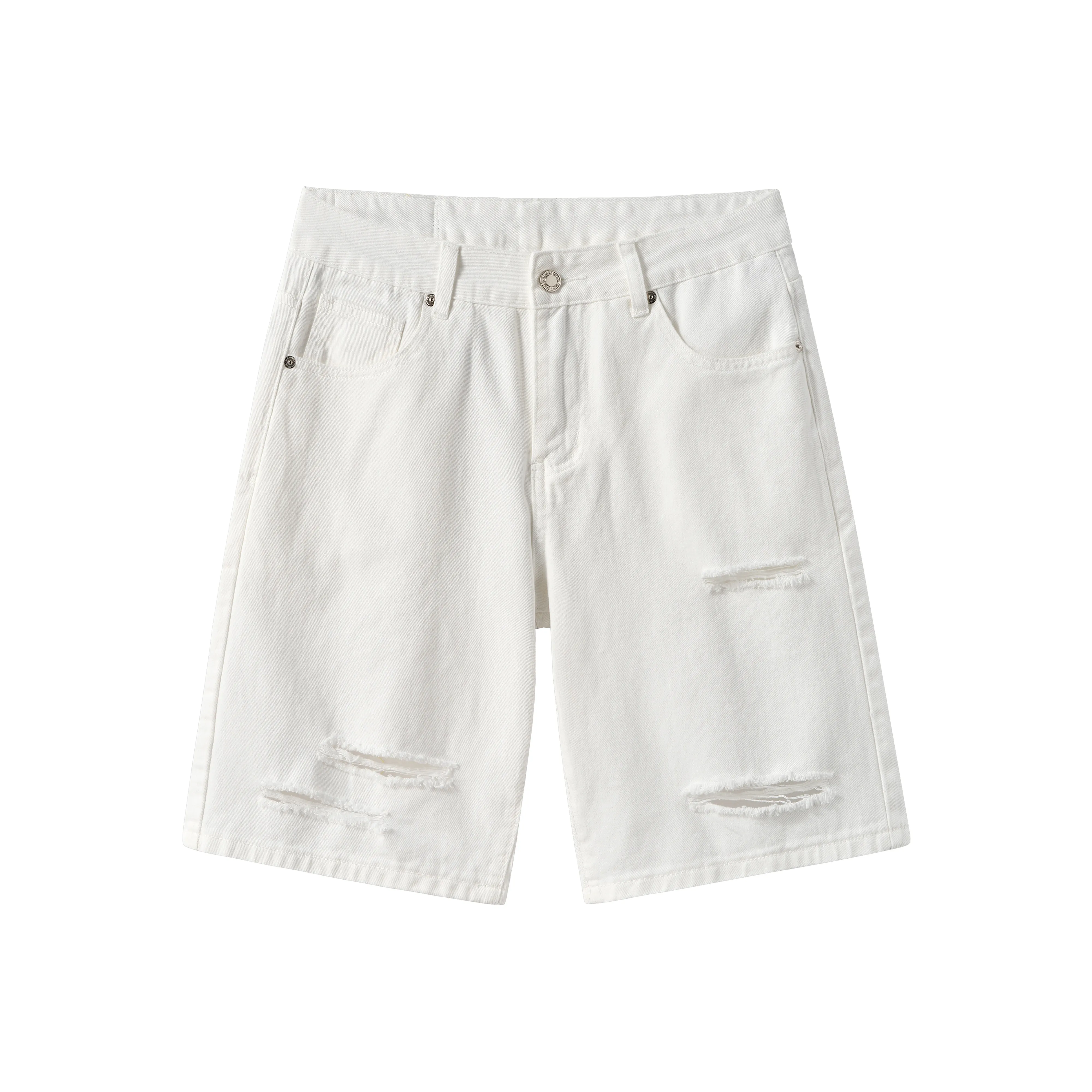 Maserati Джинсовые шорты Унисекс Белый