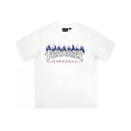 Thrasher Белая Унисекс Футболка