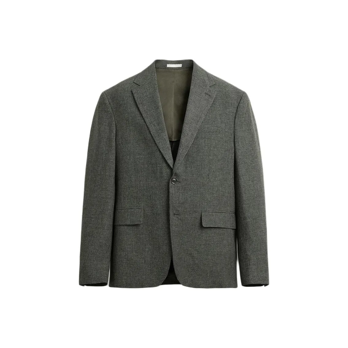 ZARA Зеленый/Телесный Мужские Деловые Костюмы