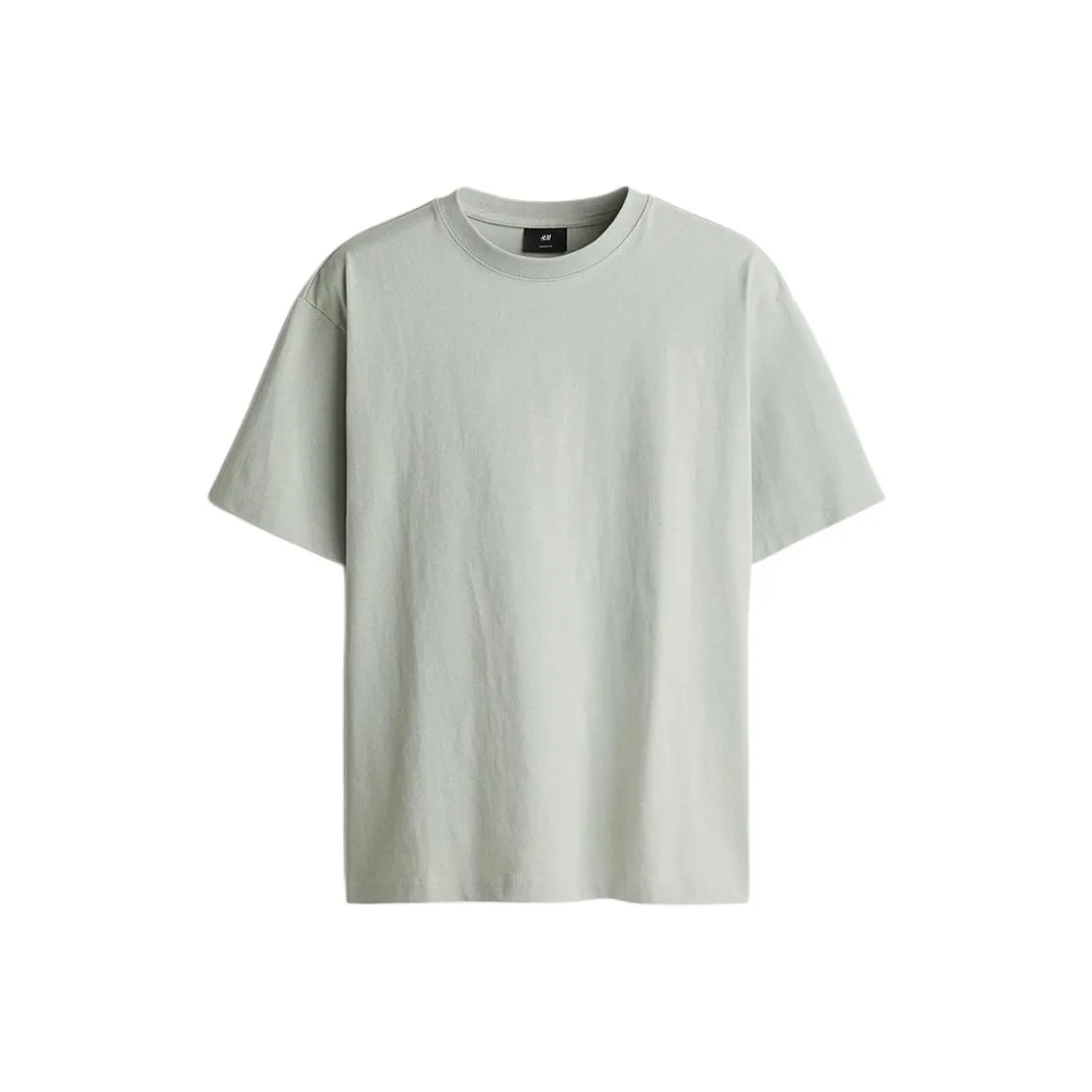 H&M Свет Шалфейно-зеленый Унисекс Футболка