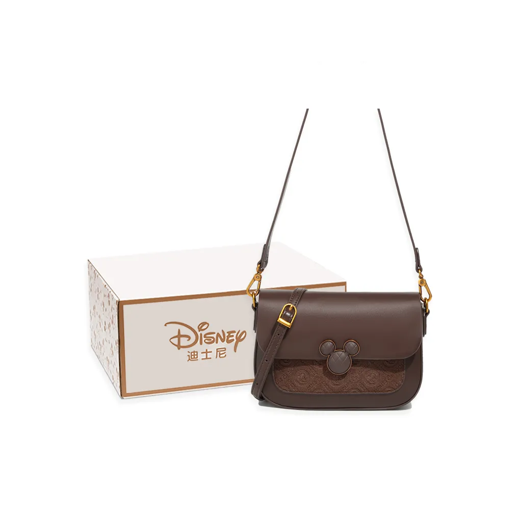 Disney Mickey Series PU Shoulder Bag Regular Women's Dark Coffee