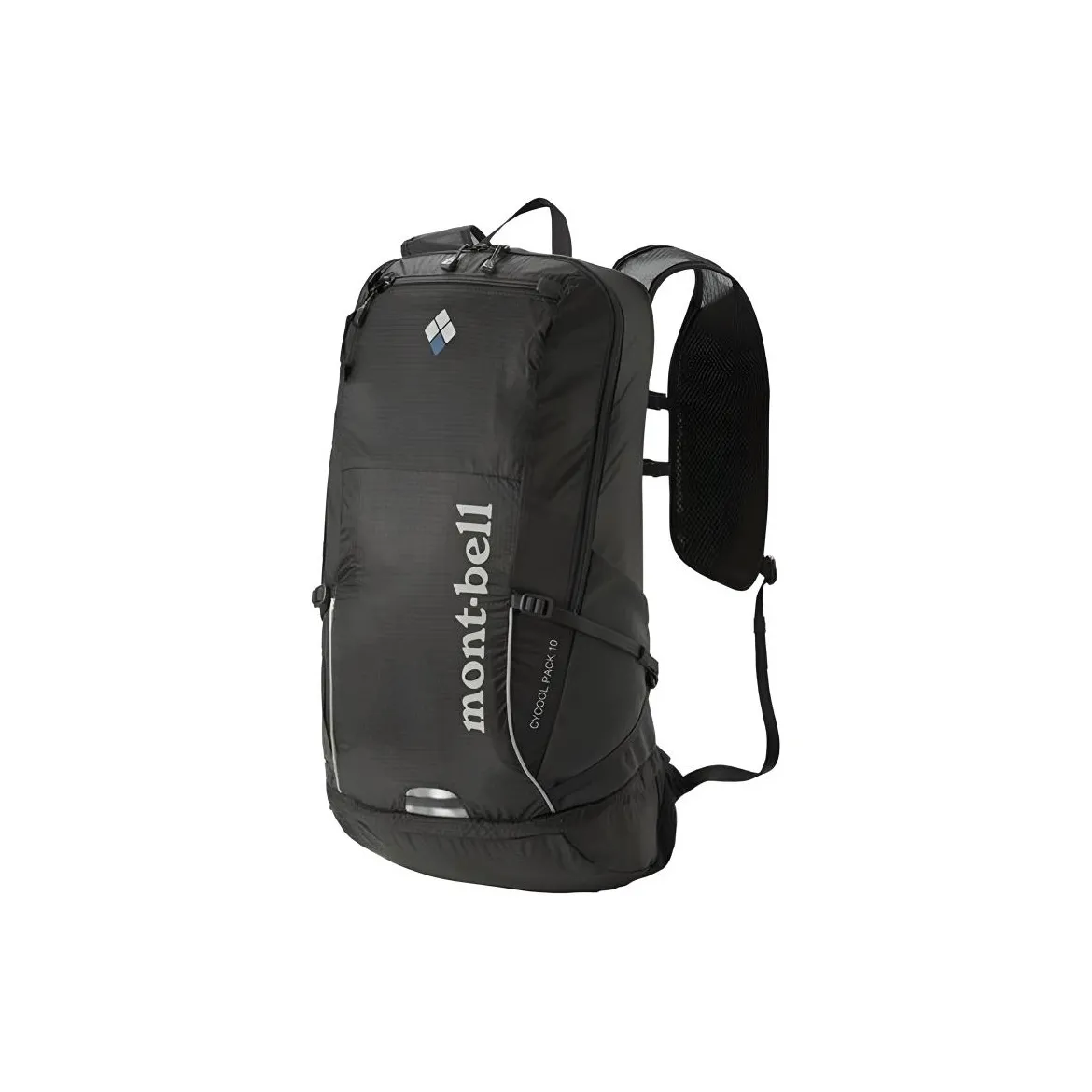 MONTBELL Nylon Outdoor Mountaineering Bag, Backpack Regular Unisex Black