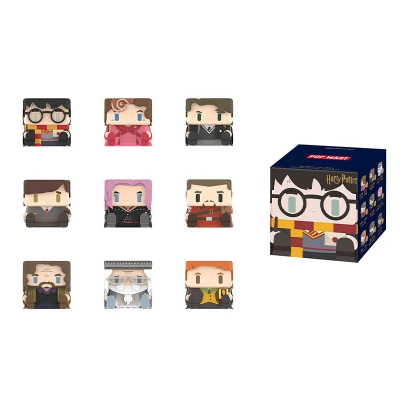 POP MART POP Cube 1 Коллекция Гарри Поттер Слепые коробки Один Mystery Коробка Целая коробка 12 шт