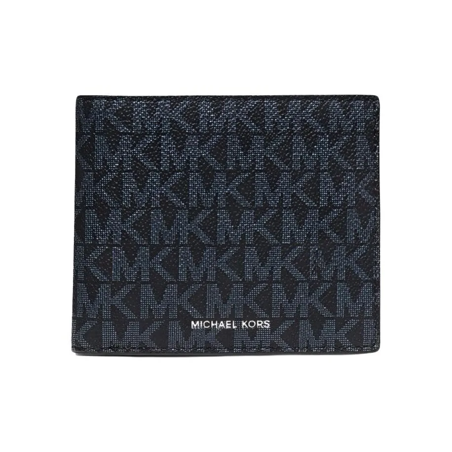 MICHAEL KORS Кошелек из искусственной кожи маленький мужской морской синий