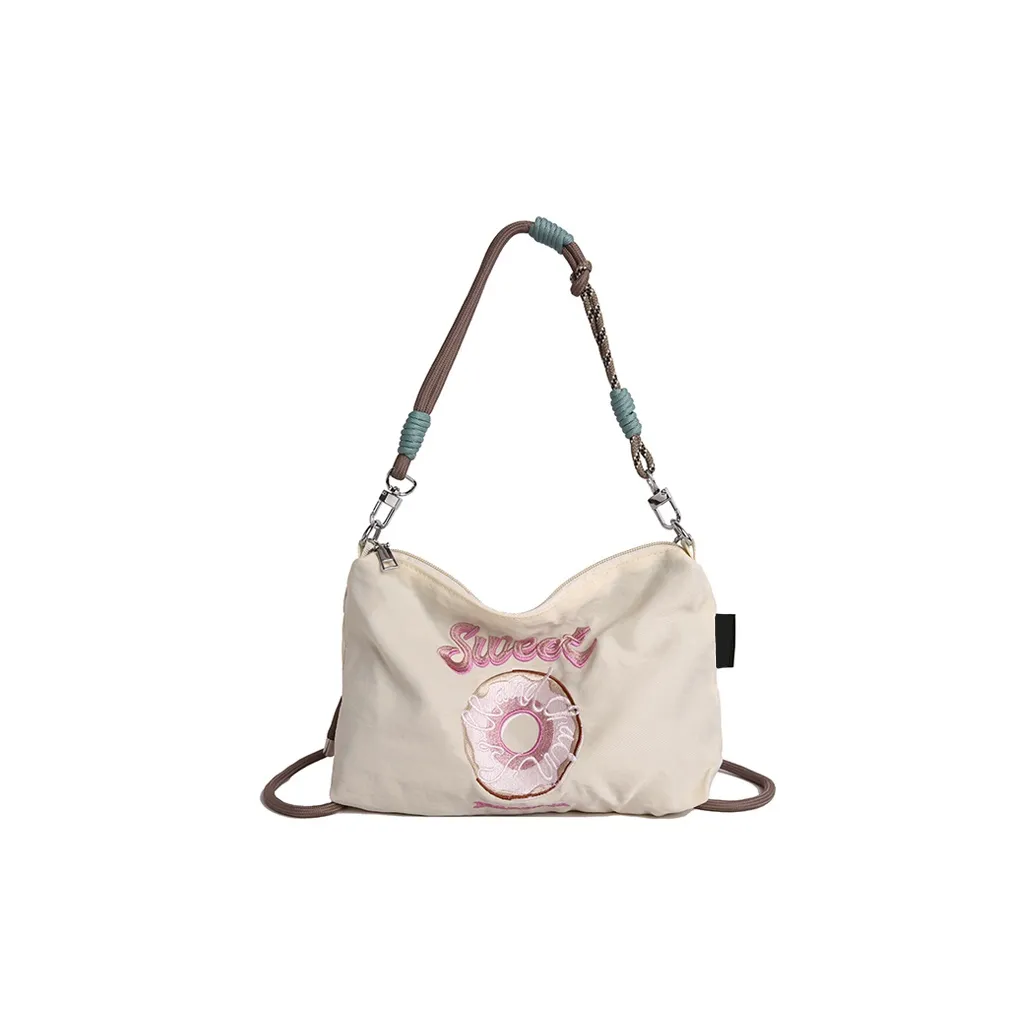 WHERE WHAT WHO Композитная ткань Сумка на одно плечо Женская Многоцветная