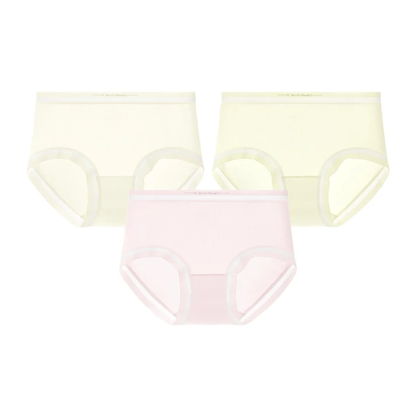 SecretWorld Трусы 100% хлопок Антибактериальный Быстросохнущий Легкий Дышащий Женские