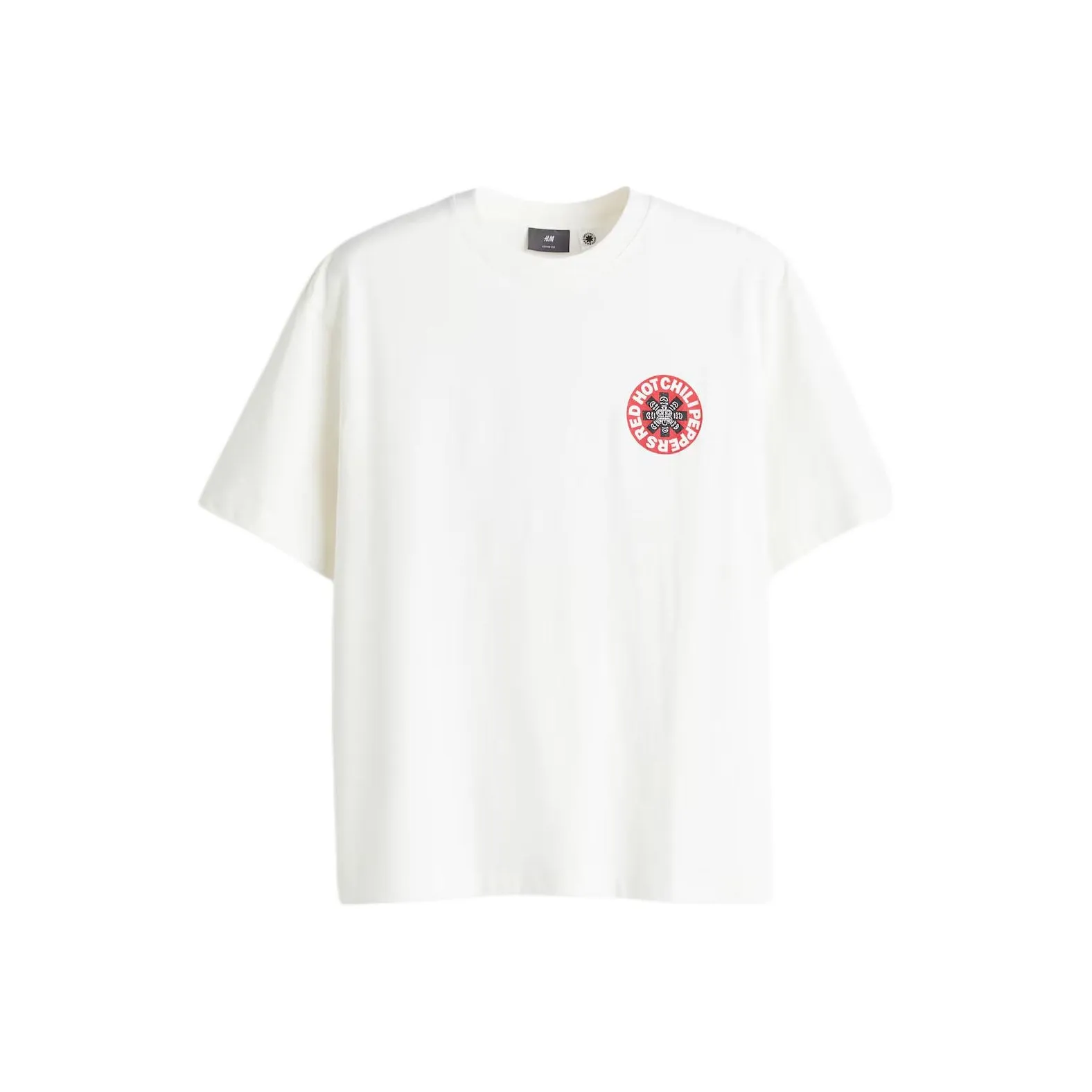 H&M Белые Мужские T-рубашки