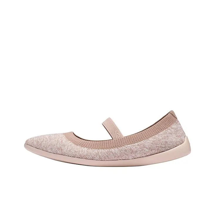 Allbirds Плоская подошва Туфли Мэри Джейн Женские Пыльно-розовый