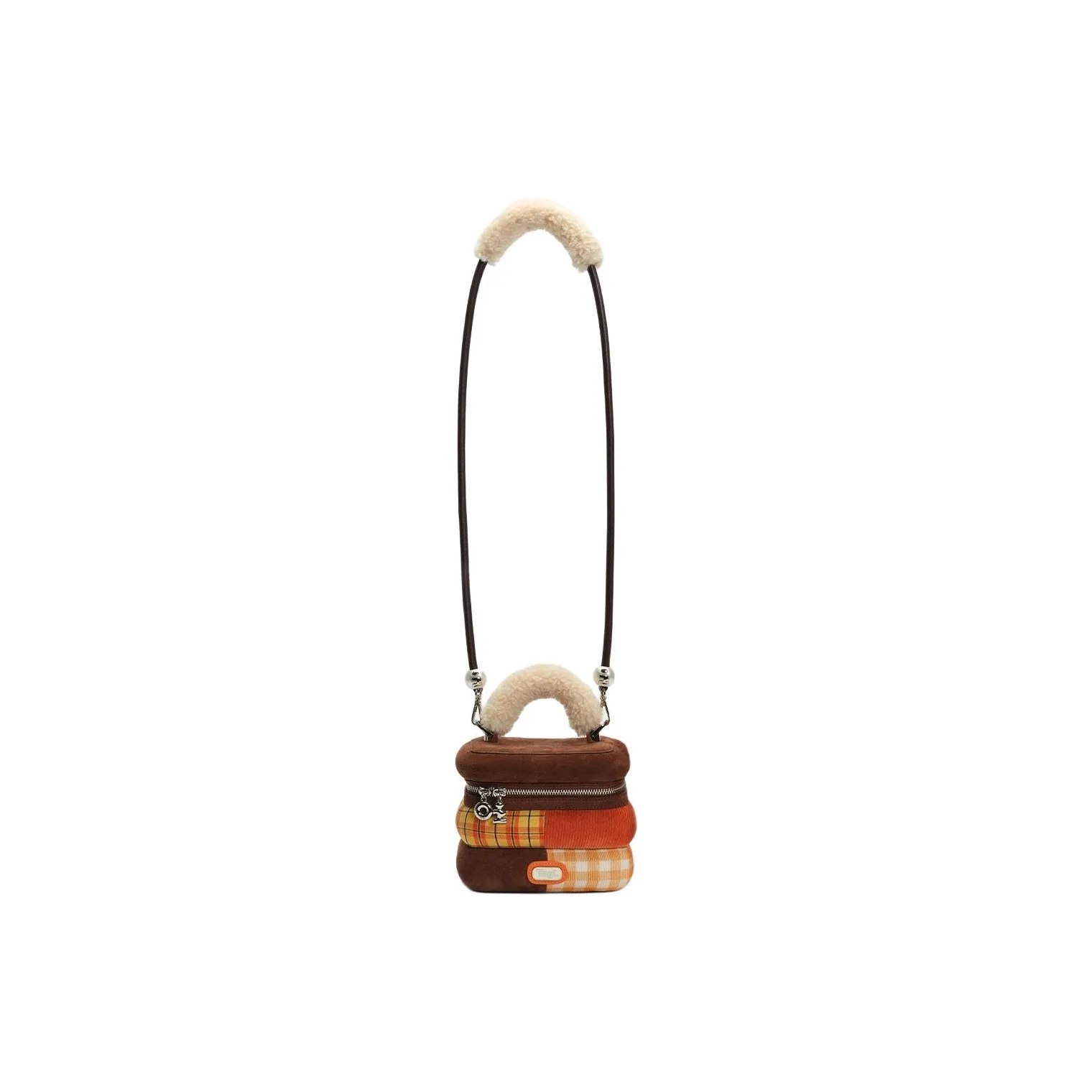 Tagi. Suede Crossbody Handbag Trumpets Women's
