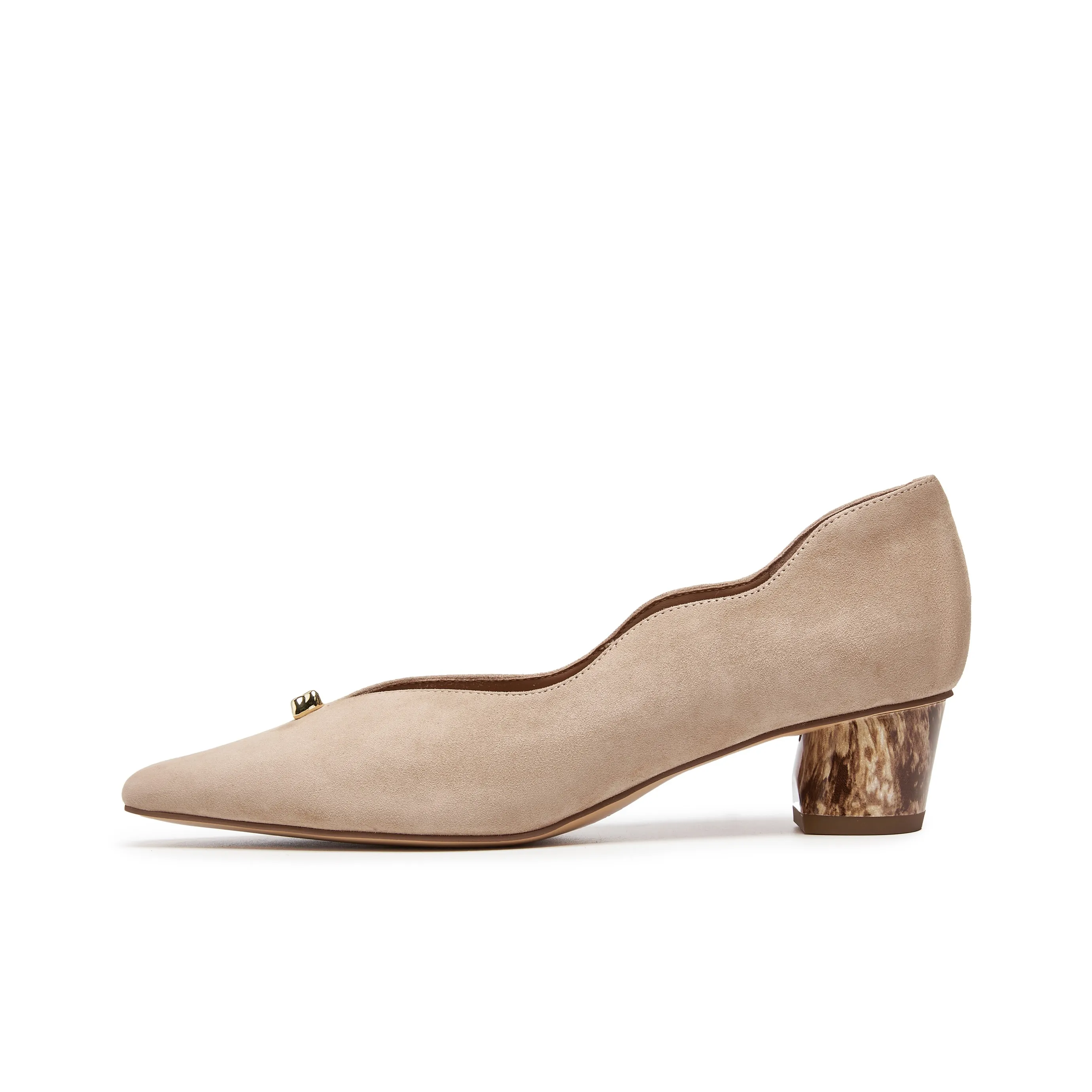 Joypeace Philosopher's Stone Грубый каблук Высокие каблуки 4CM Женские