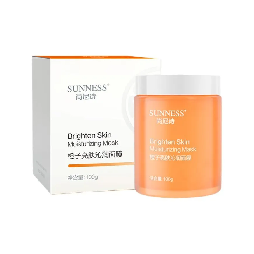 Shanyi Shi Апельсин Осветляющая Маска для лица Увлажняющая Различные типы кожи