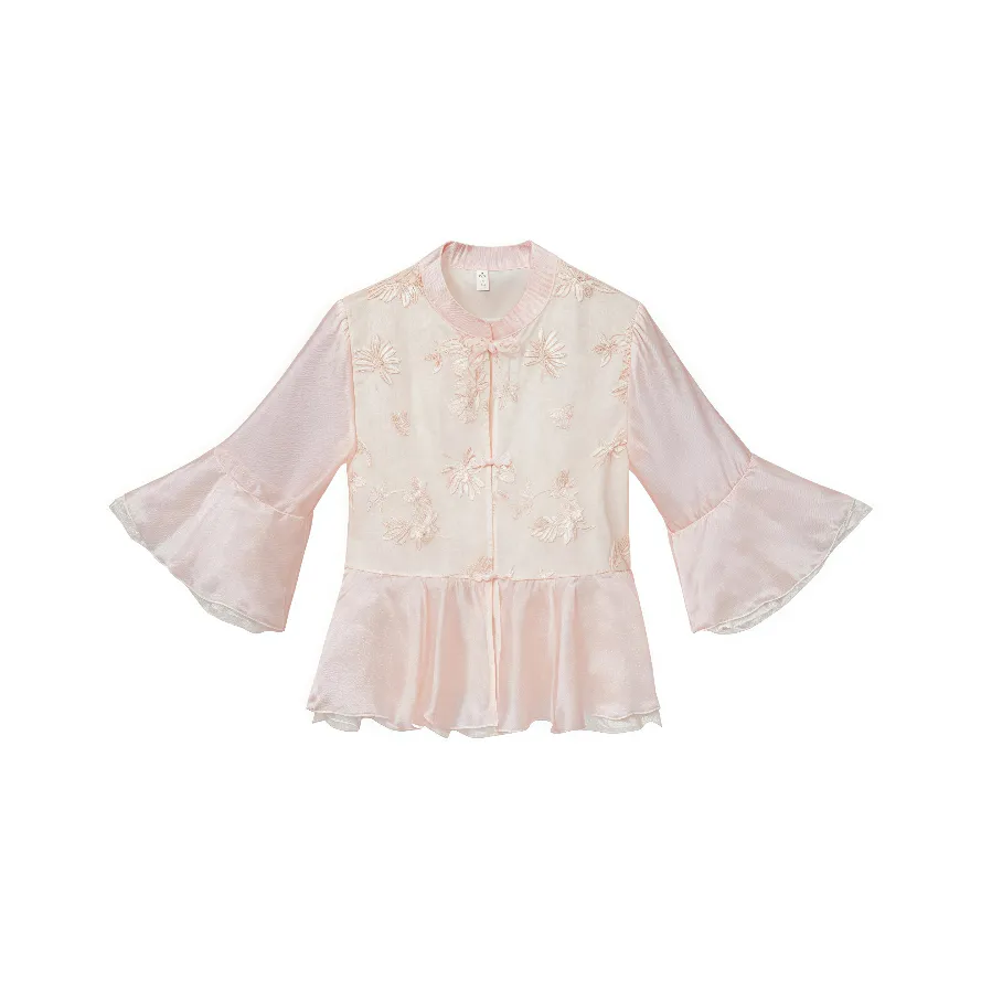 SONDR Розовые Женские Шифоновые Рубашки