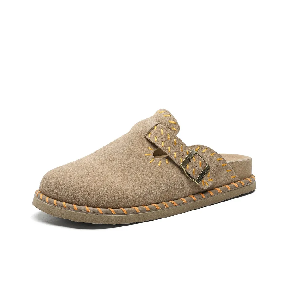 MPZY Домашние тапочки унисекс оранжево-хаки