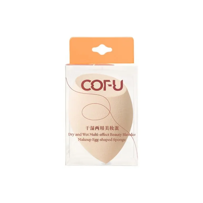 Cofu Дружелюбная к коже губка для макияжа сухой и влажной двойного назначения мягкая и без эффекта "каки"