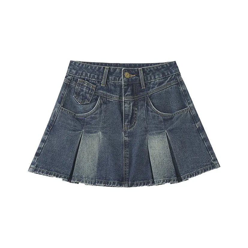 Белый медведь Джинсовые короткие юбки Женские