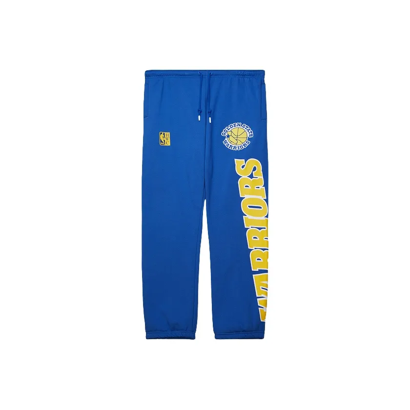 MITCHELL NESS Golden State Warriors Вязаные Тренировочные Штаны Мужские