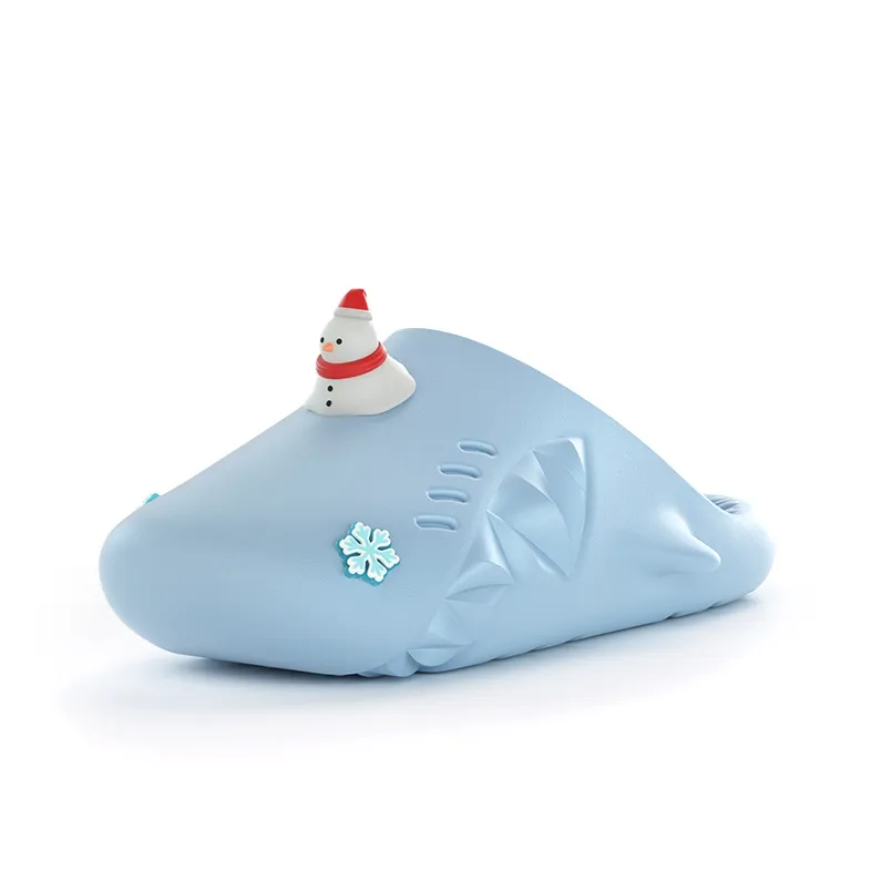 HelloSlippers Sharkicks Mule Рождество Снеговик Домашние тапочки Унисекс