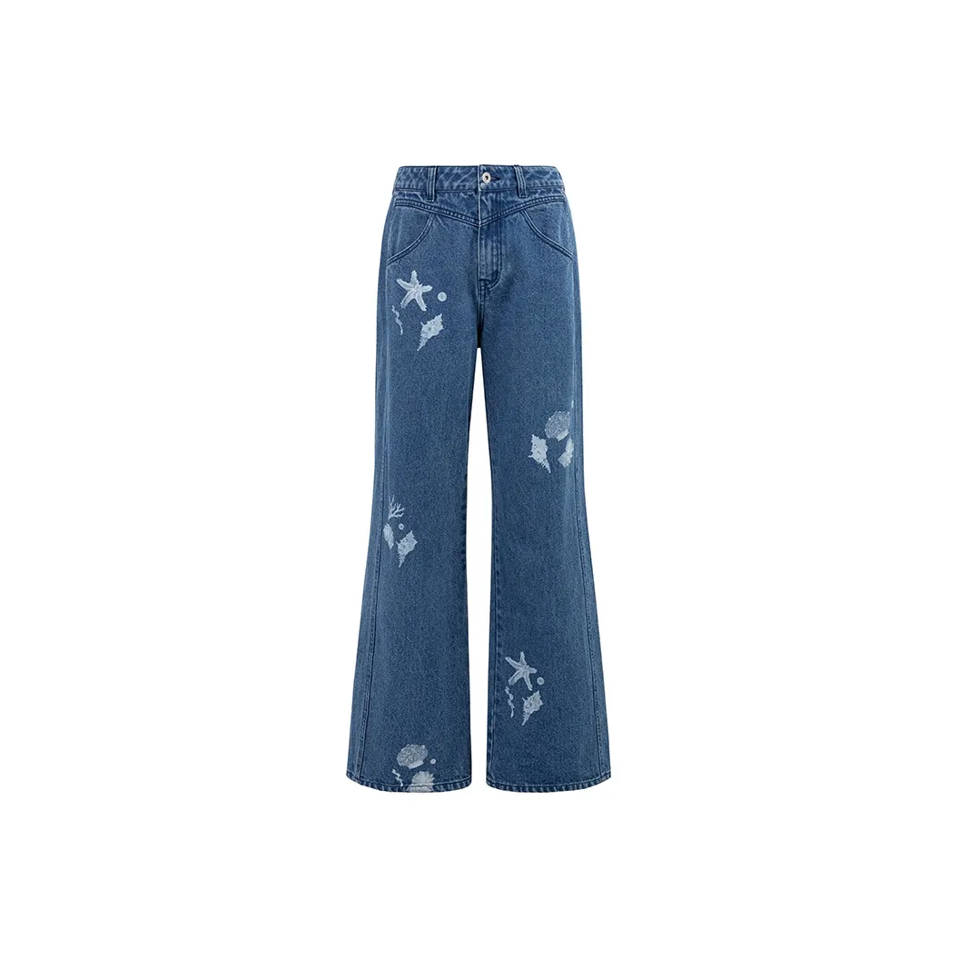 ME SIENTO Ocean Blue Женские Джинсы