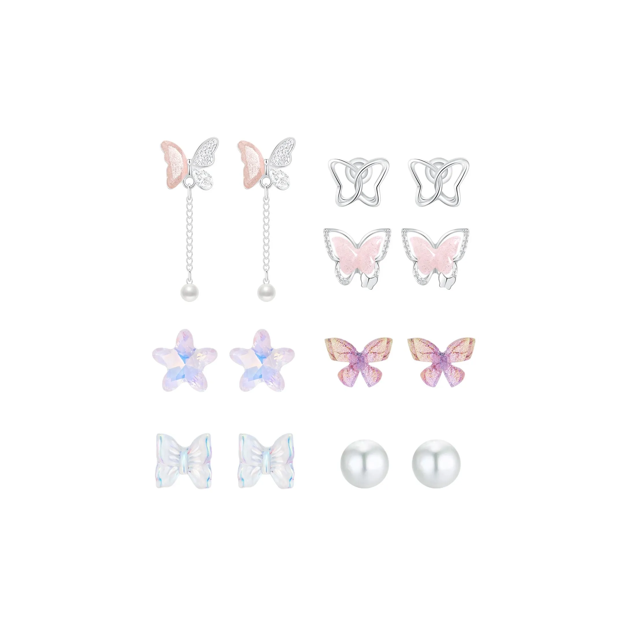 Барби Alloy Серьги-гвоздики Женские