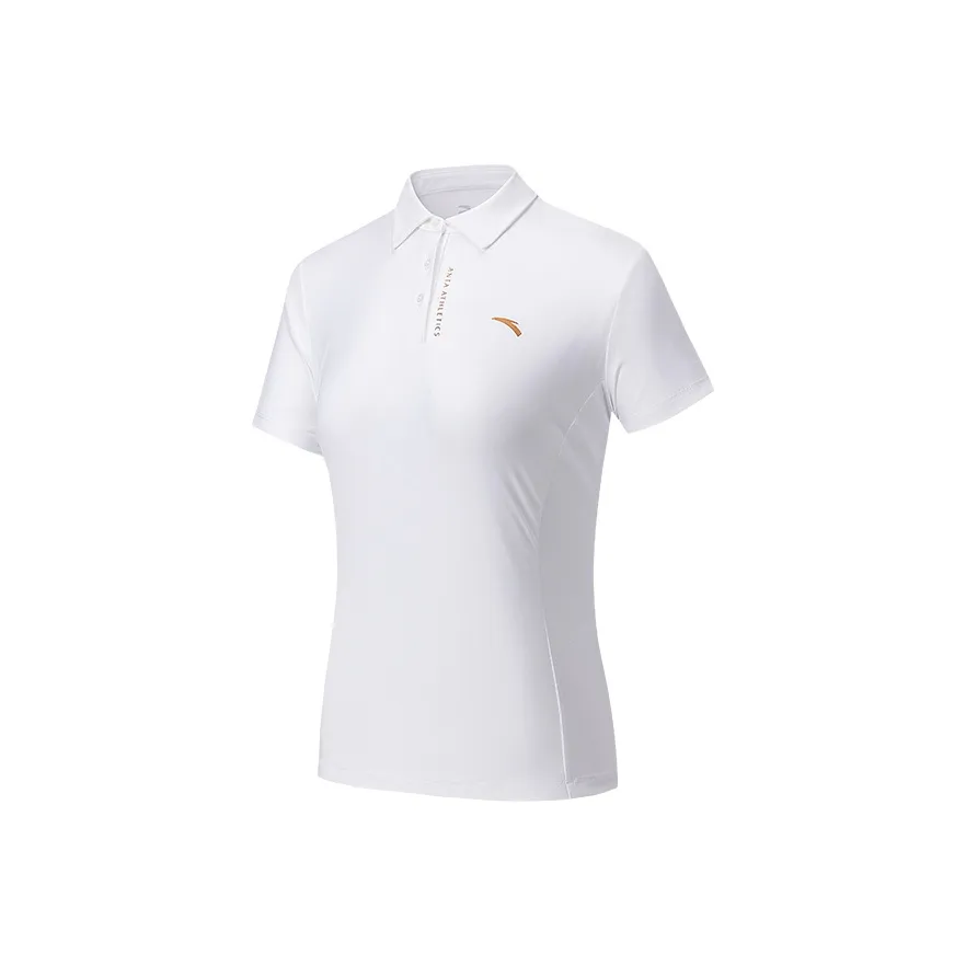 ANTA Variety Тренировки Коллекция Поло Женские Снежно-белая