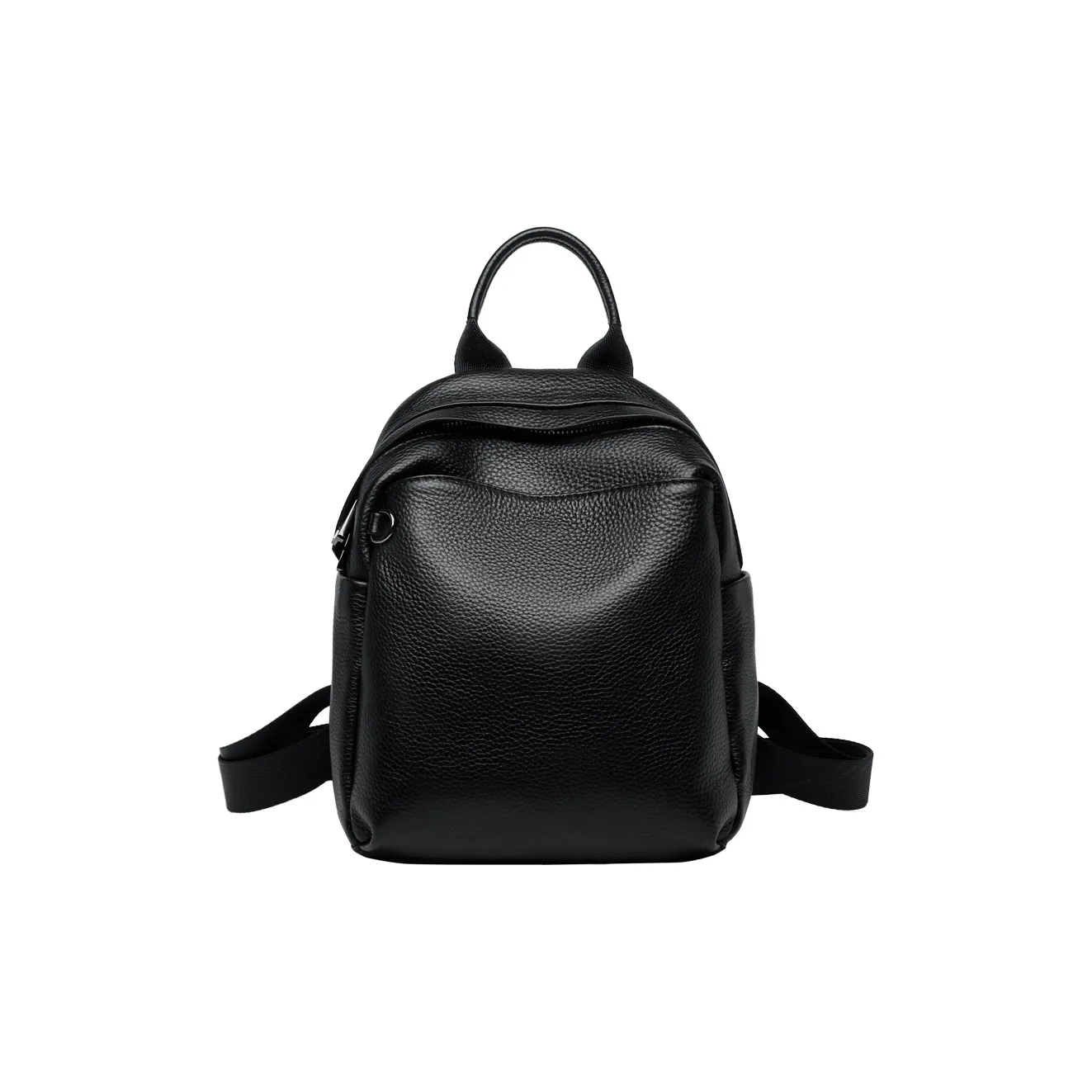 ZOOLER Рюкзак из крупнозернистой текстуры коровьей кожи женский цвет Призрачный Ночной Черный Серый Кофейный