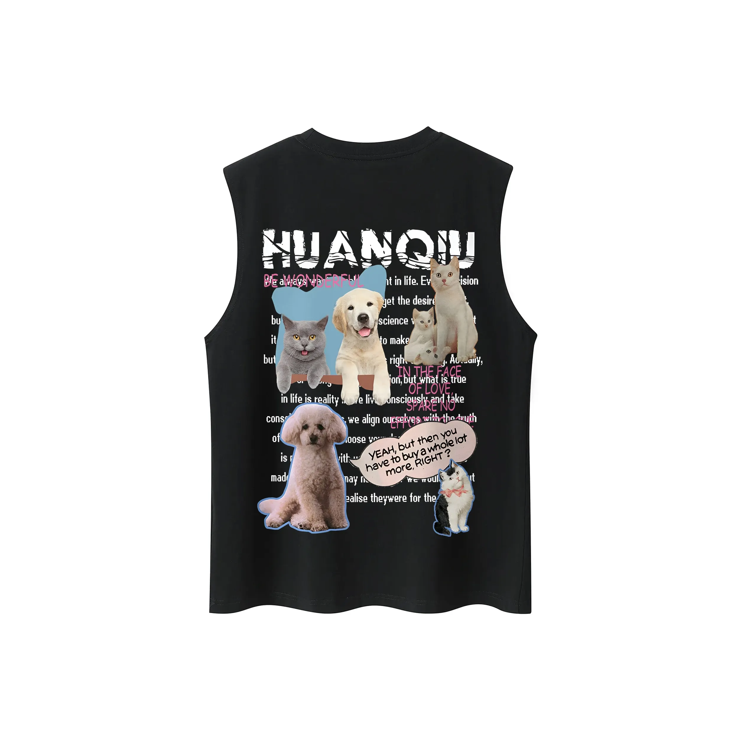 HUANQIU Унисекс Футболки