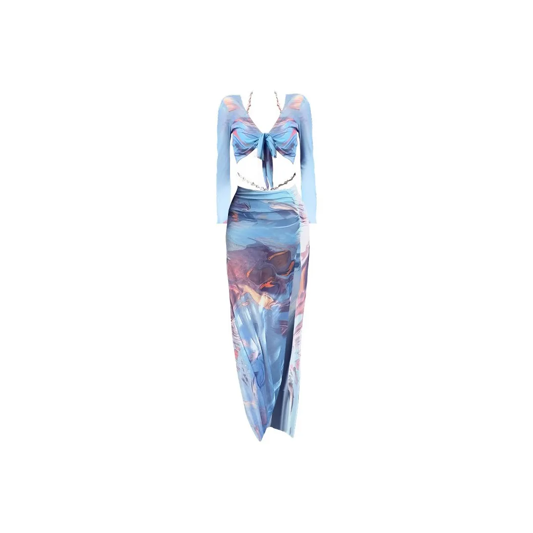 MIIOW Синий Женские Наборы Купальников