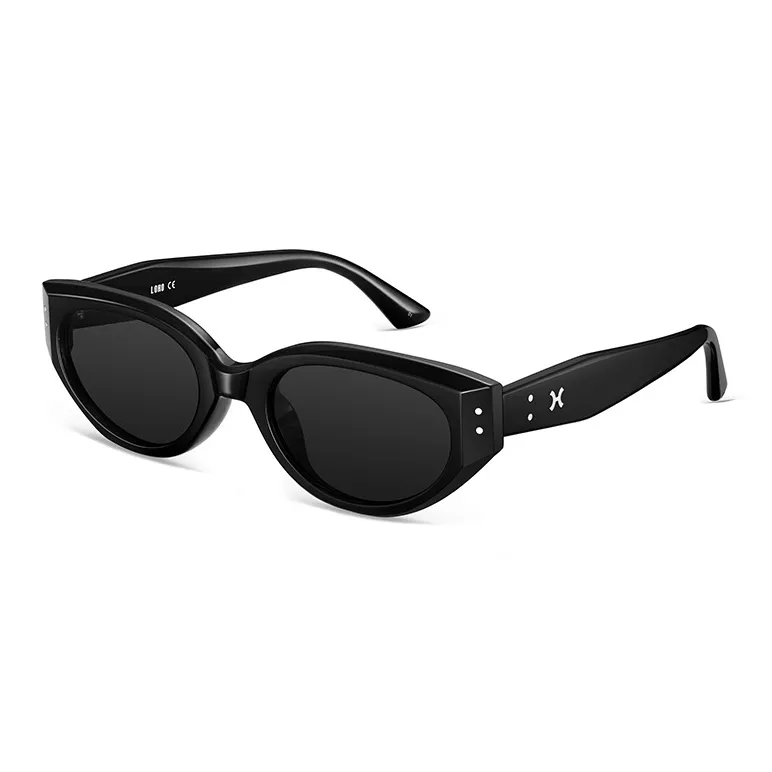LOHO Кошачий глаз Modern Модный Солнцезащитные очки Super Light Уличный стиль Фотосъемка Унисекс Черный Кокос Коричневый Цвет