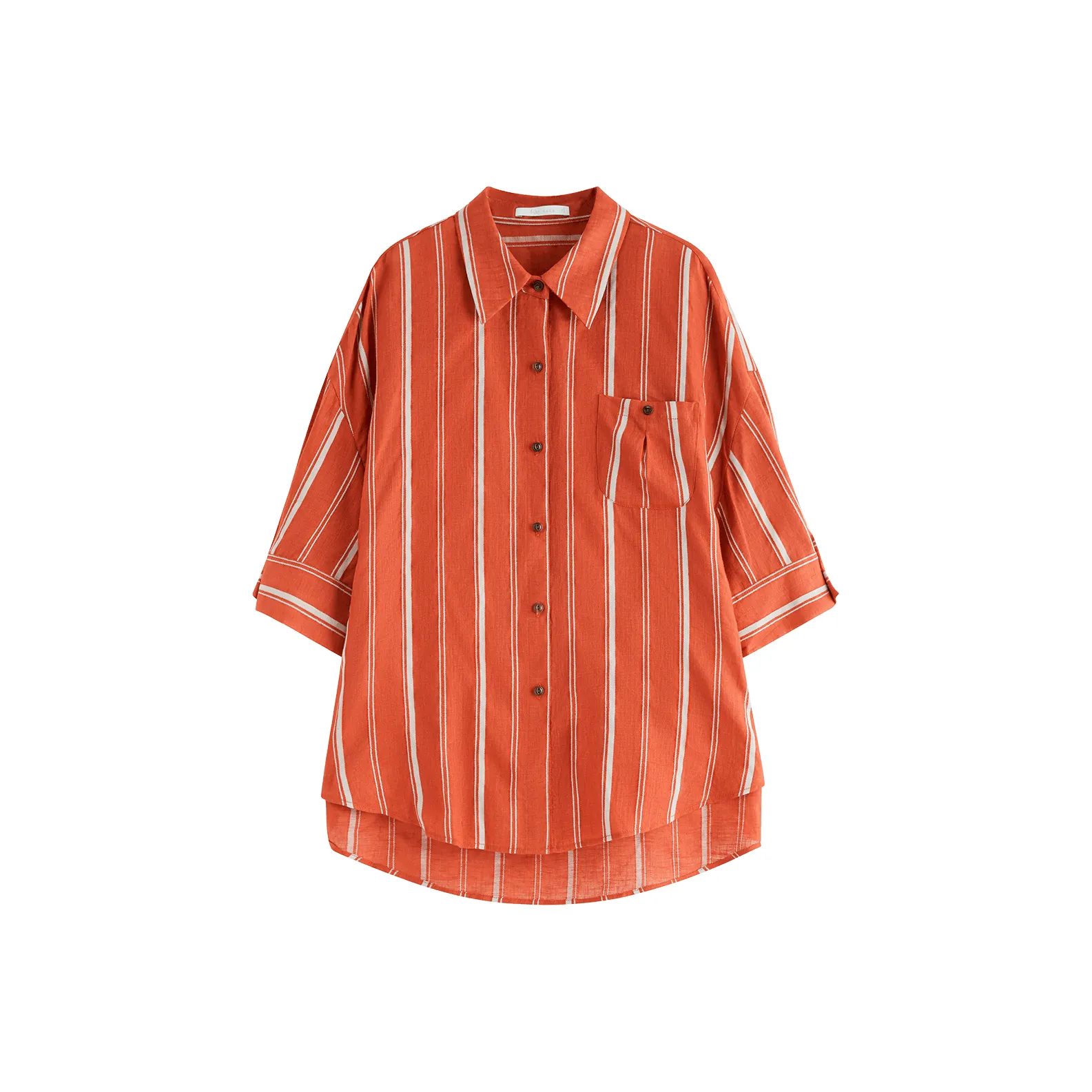 FANSILANEN Красный бежевый Полосы Женские Рубашки